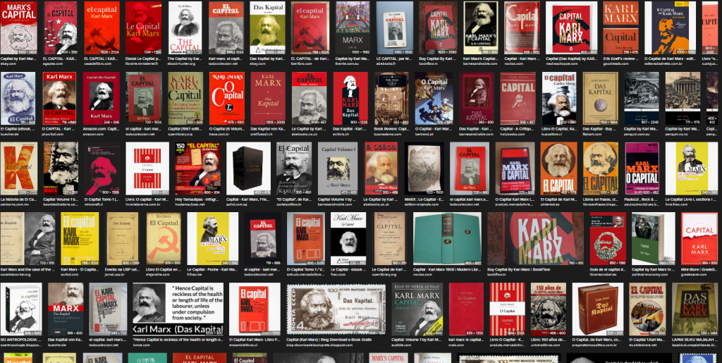 Various Editions of The Capital